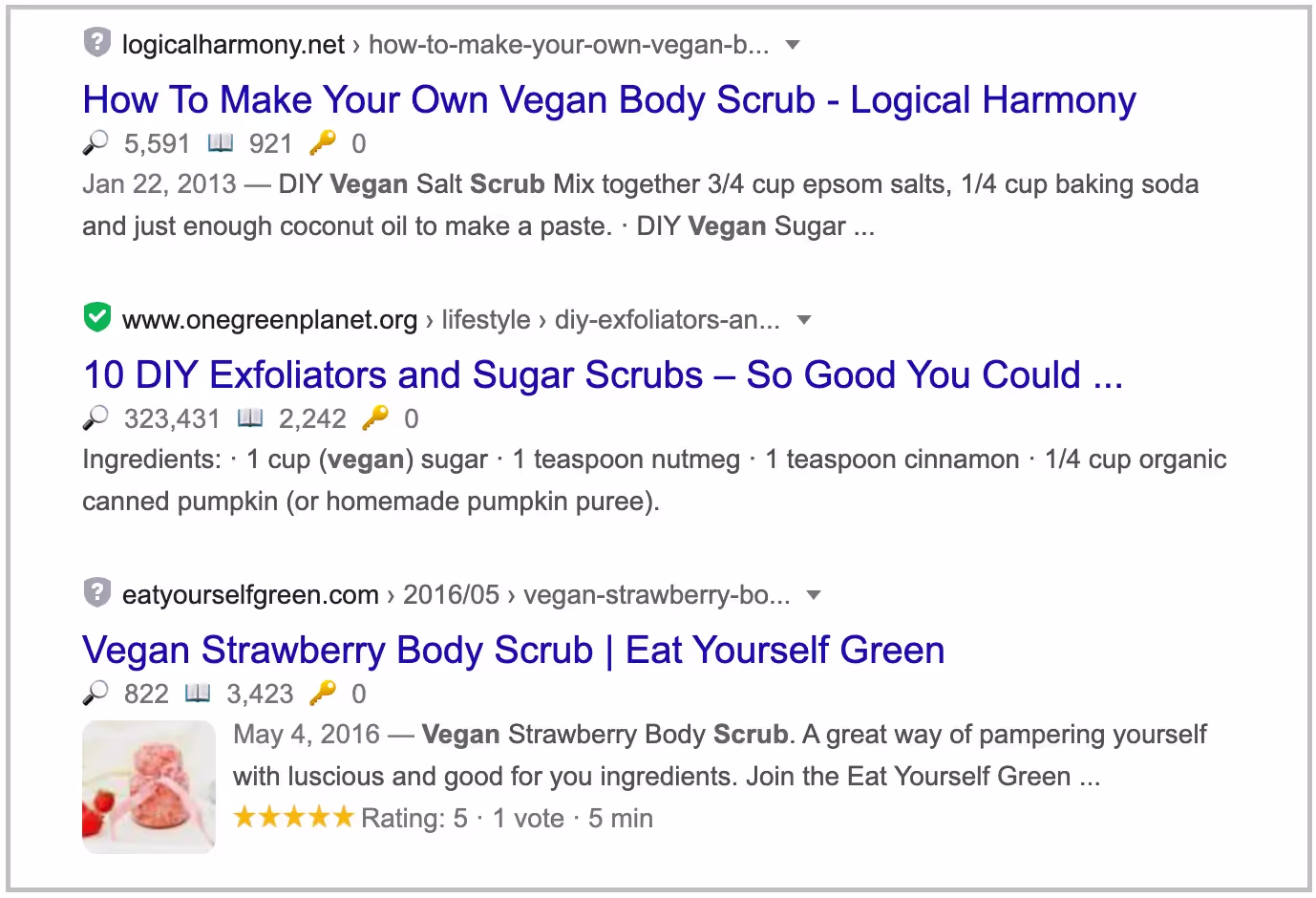 search results for vegan body scrub query 2