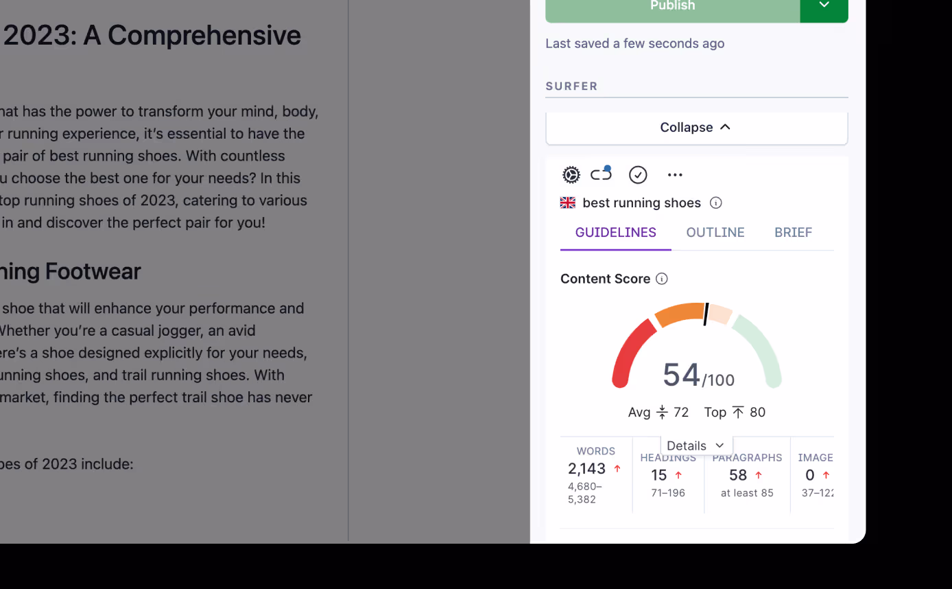 Craft perfectly optimized articles with real-time SEO guidelines